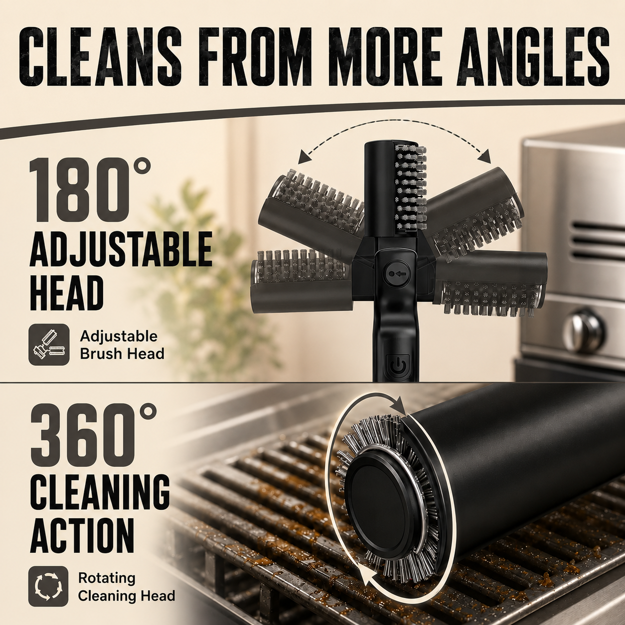 ARVELLO ELECTRIC GRILL BRUSH