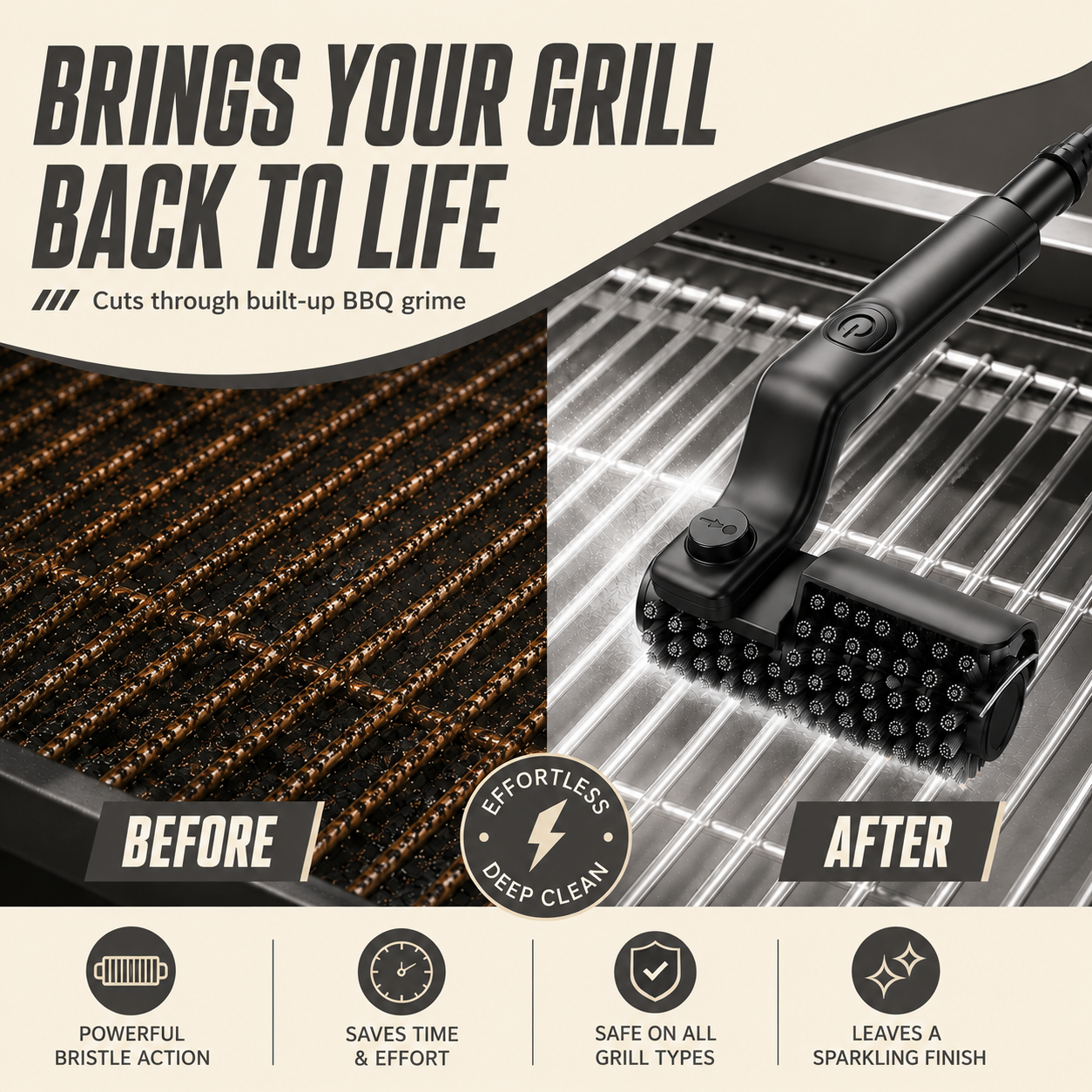 ARVELLO ELECTRIC GRILL BRUSH